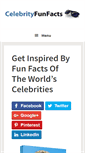 Mobile Screenshot of celebrityfunfacts.com